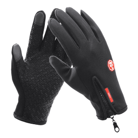 Winter Warm Gloves Best Sellers Windproof Waterproof Warm Touch Screen Gloves Cycling Gloves For Women Men (size: L)