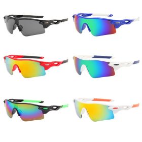 Bicycle Sunglasses; Windproof Cycling Goggles; UV Protection Eyewear Outdoor Sports MTB And Road Bike Accessories (Color: Red-r)