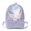 Mermaid Kids Backpack, Sparkly Sequins Backpack for Girls