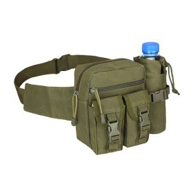 Hiking Cycling Outdoors Waterproof Wearproof Lightweight Waist Bag (Type: Waist Bag, Color: Army Green)