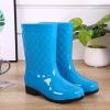 Rain Boots Woman Water Shoes Women Slip On Keep Warm Non-Slip Boots Women Lluvia Boots Washing Shoe Rain Boots For Women d34