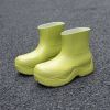 New Brand Women Rain Boots New Rubber Ladies Walking Waterproof Ankle Rainboots Casual Thick Bottom Short Boot d34