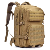 Military 3P Tactical 45L Backpack | Army 3 Day Assault Pack | Molle Bag Rucksack | Range Bag