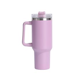 Vacuum Mug 40oz Insulated Mug with Lid & Straw (Type: Insulated Mug, Color: Purple)