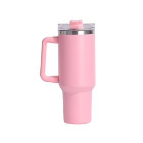 Vacuum Mug 40oz Insulated Mug with Lid & Straw (Type: Insulated Mug, Color: pink)