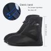 Waterproof Rain Boots Cover, High Rise Anti Slip Shoes Cover With Zipper For Man And Woman