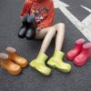 New Brand Women Rain Boots New Rubber Ladies Walking Waterproof Ankle Rainboots Casual Thick Bottom Short Boot d34